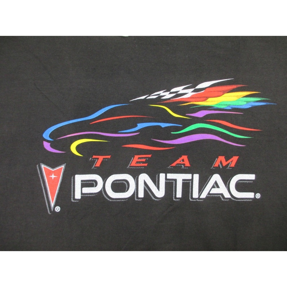 NEW VINTAGE Team Pontiac Shirt Mens Extra Large Black Racing Car Collection* - Picture 4 of 9